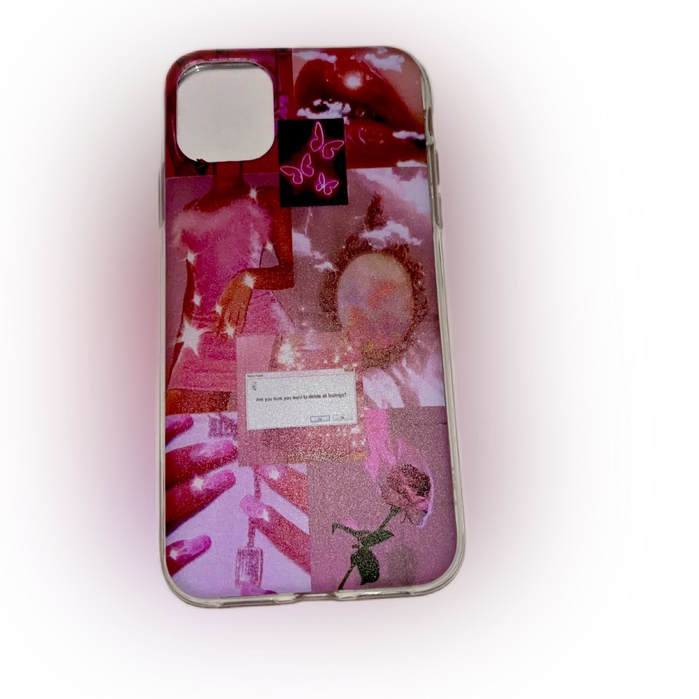 iPhone 11 Pink Aesthetic Beauty Soft Phone Case NWOT